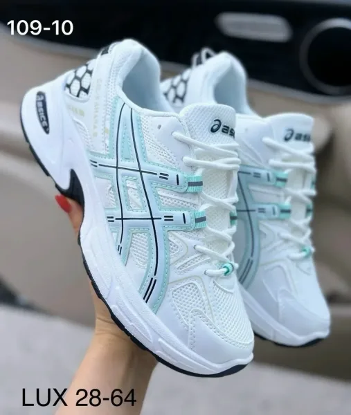 Женские кроссовки ASICS из экокожи — фото 4