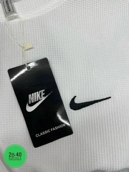 Костюм двойка из ткани хлопок с вышивкой Nike — фото 14