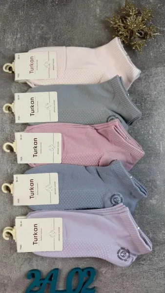 Носки-следки женские из хлопка — фото 6