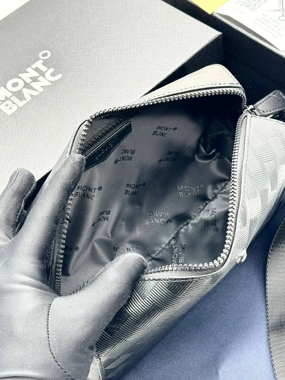 Сумка #MONTBLANC, кожа — фото 9