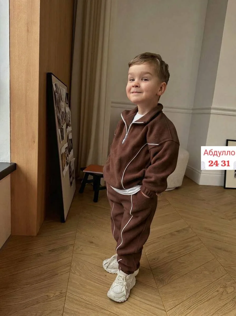 Детский костюм из двухсторонний флис кстати держит намного лучше тепло, чем футера с начёсом Костюм потрясающий, очень м — фото 6