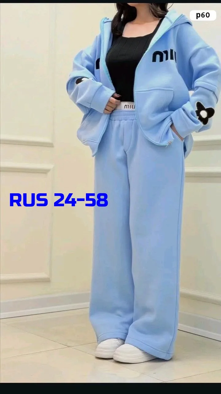 Костюм из мягкого флиса с начесом, подходит по Флис с начосам — фото 2