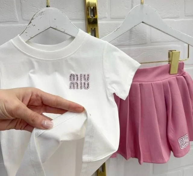 Костюм из 100 хлопка Белый — фото 2