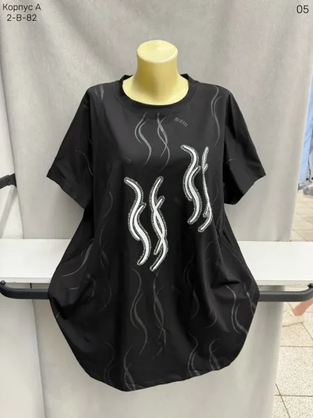 Женская футболка из 95 хлопка и 5 спандекса 95 COTTON, 5 SPANDEX — фото 7