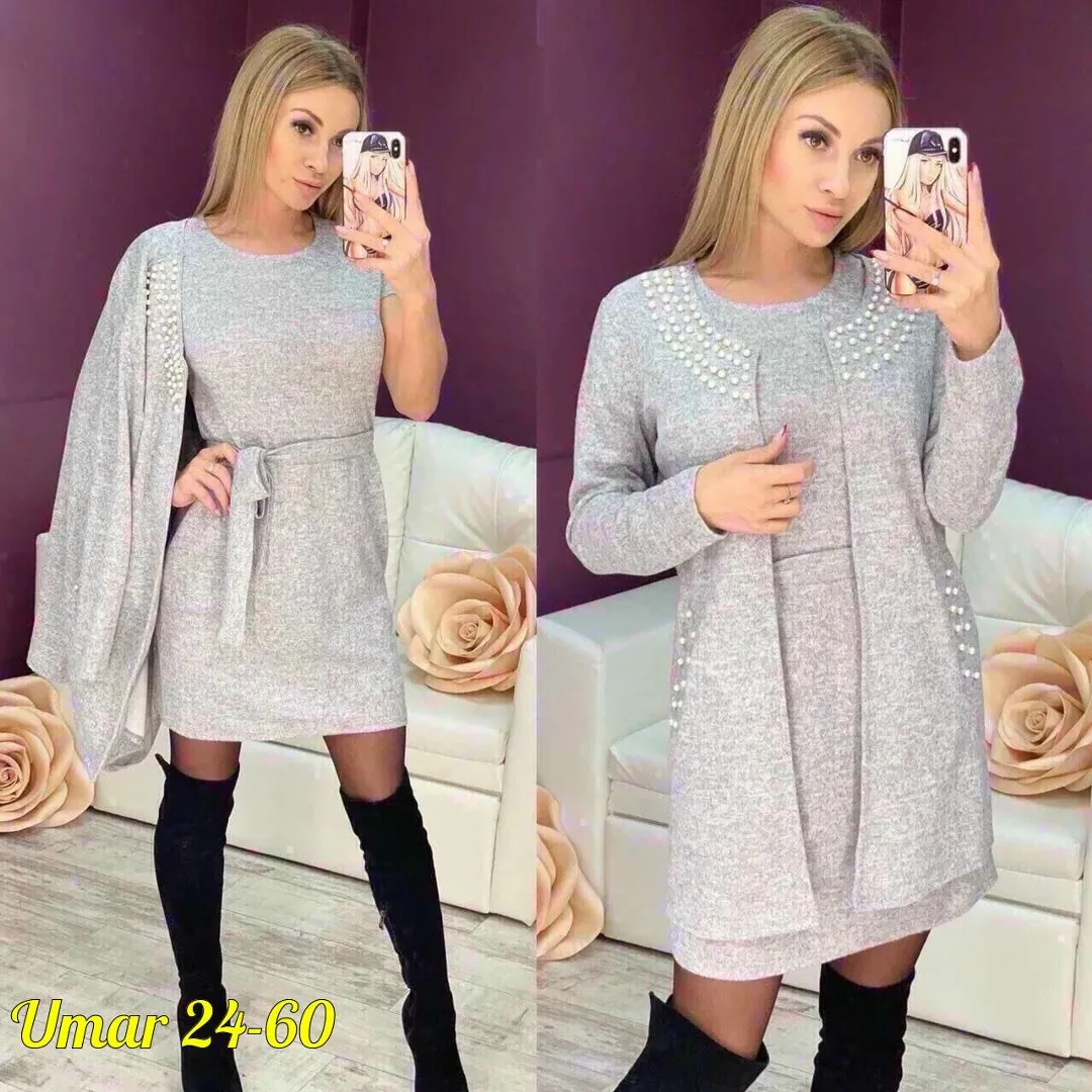 Костюм двойка из мягкой ткани Ангора — фото 3