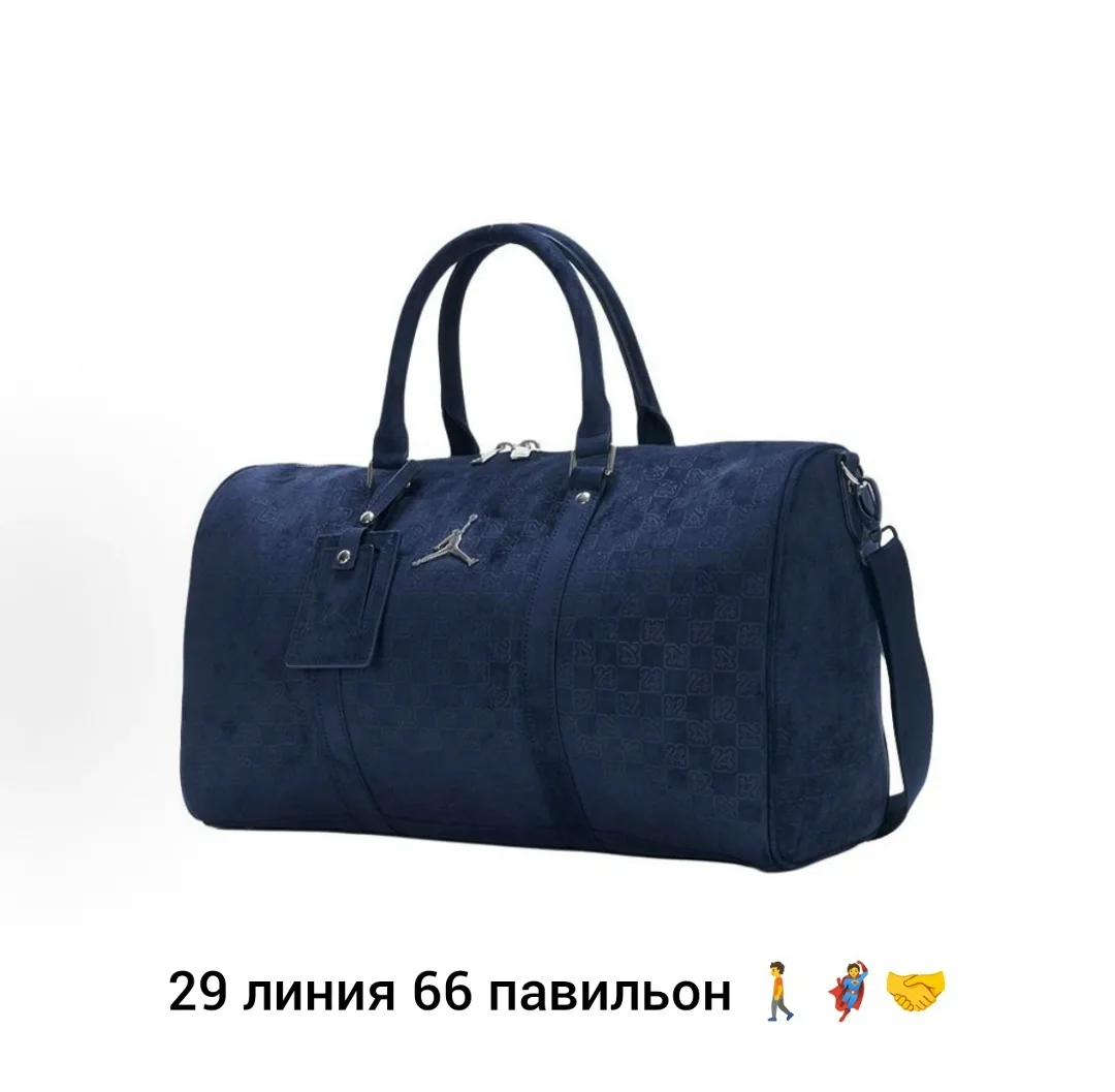 Спортивная сумка из замши — фото 2