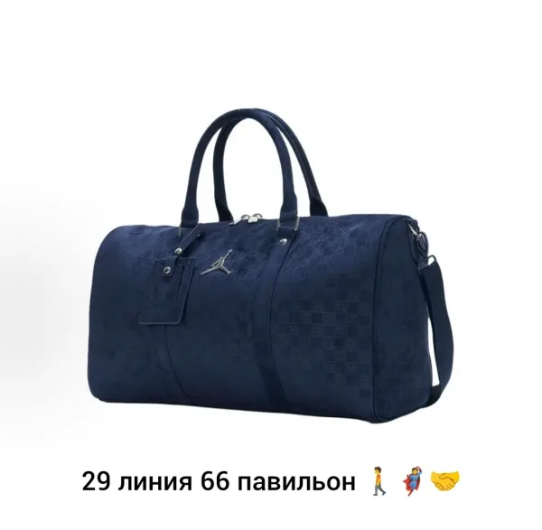 Спортивная сумка из замши — фото 2