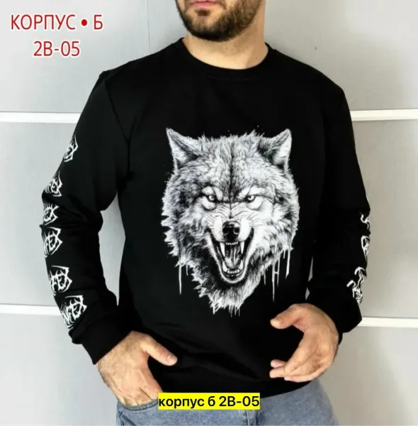 Мужская кофта из двухнитки — фото 4