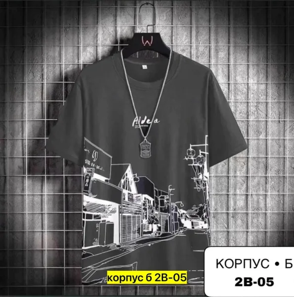 Мужская футболка из натурального хлопка — фото 8