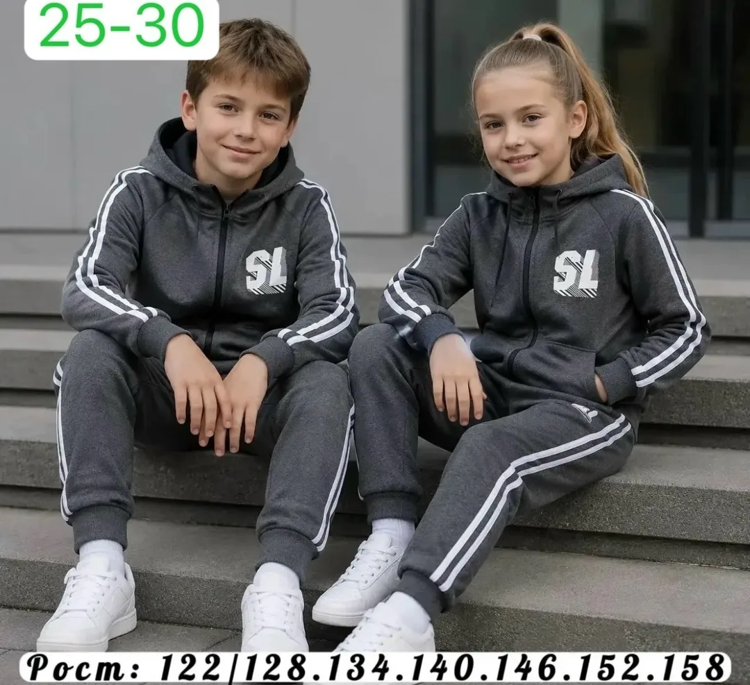 Костюм из ткани двухнитка — фото 6