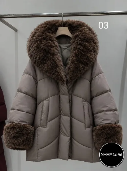 Лёгкая и удобная зимняя куртка из ткани Холафаьер — фото 3