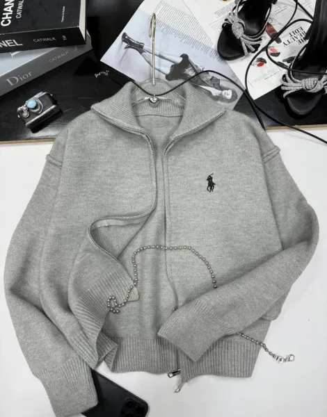 Свитер Oversize на молнии от Бренда Polo — фото 8
