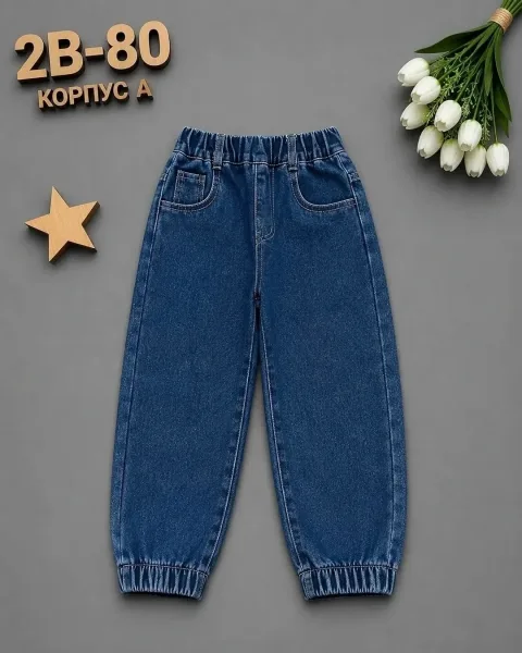 Брюки, джинсовые — фото 6