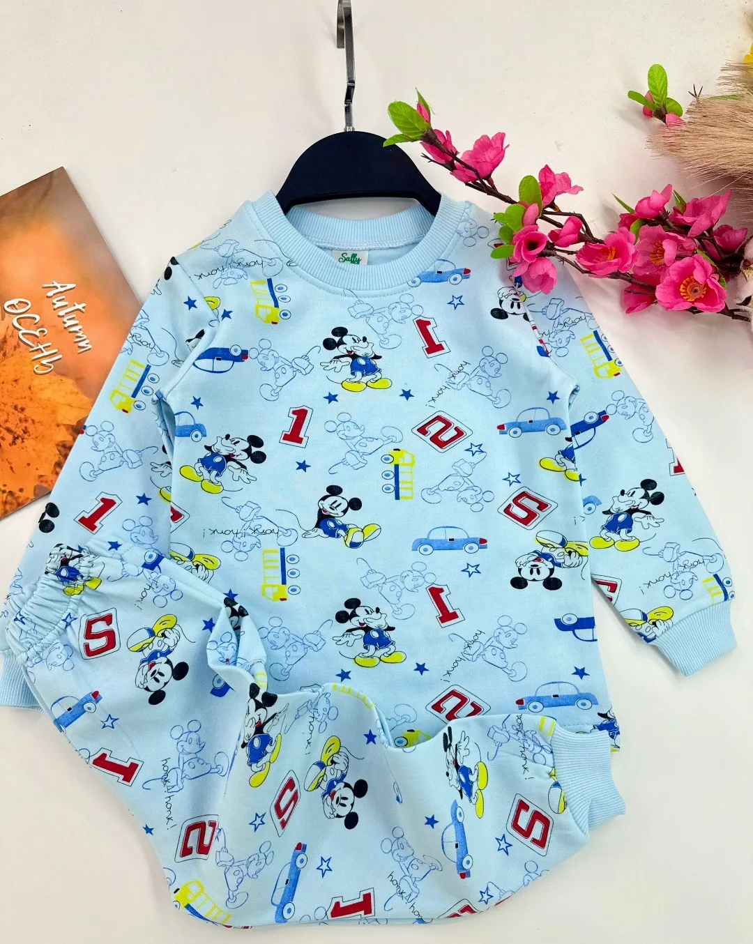 Зимняя пижама для мальчиков 3–7 лет из мягкого начеса — фото 1