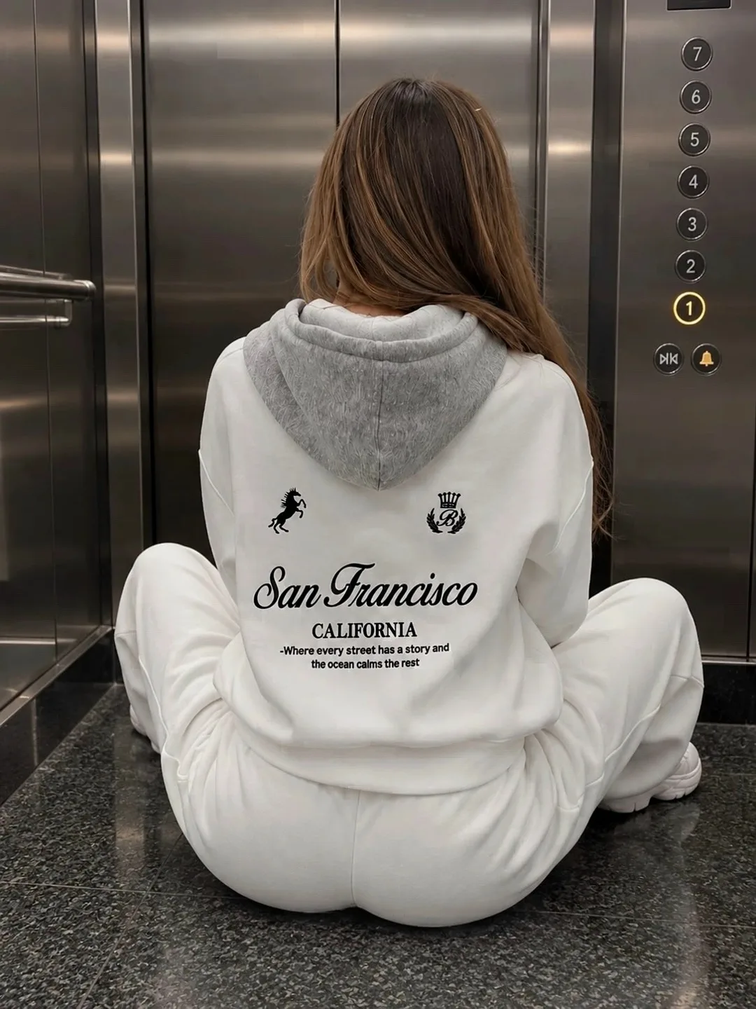Свитшот с вышивкой San Francisco California — фото 3
