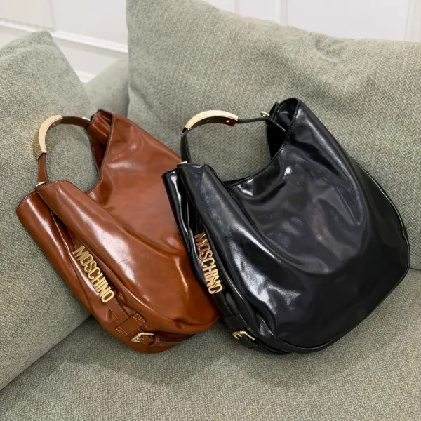 MOSCHINO сумка из натуральной кожи — фото 7