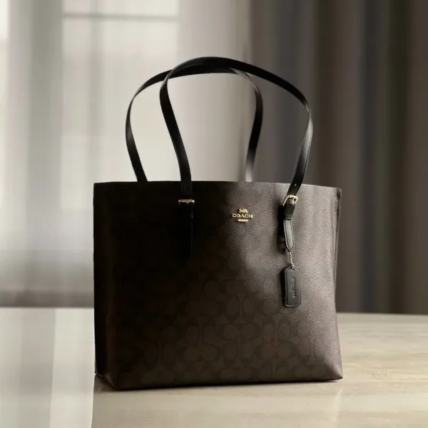 COACH сумка из натуральной кожи — фото 4