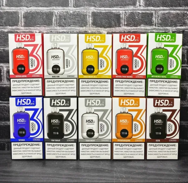 Hsd Jest 14000 (10 ВКУСОВ)