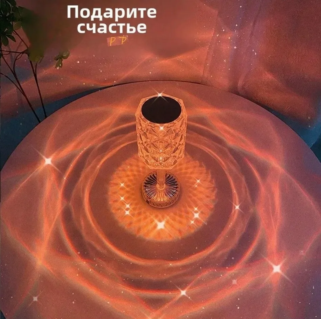 Сенсорная настольная лампа с 16 цветами свечения — фото 4