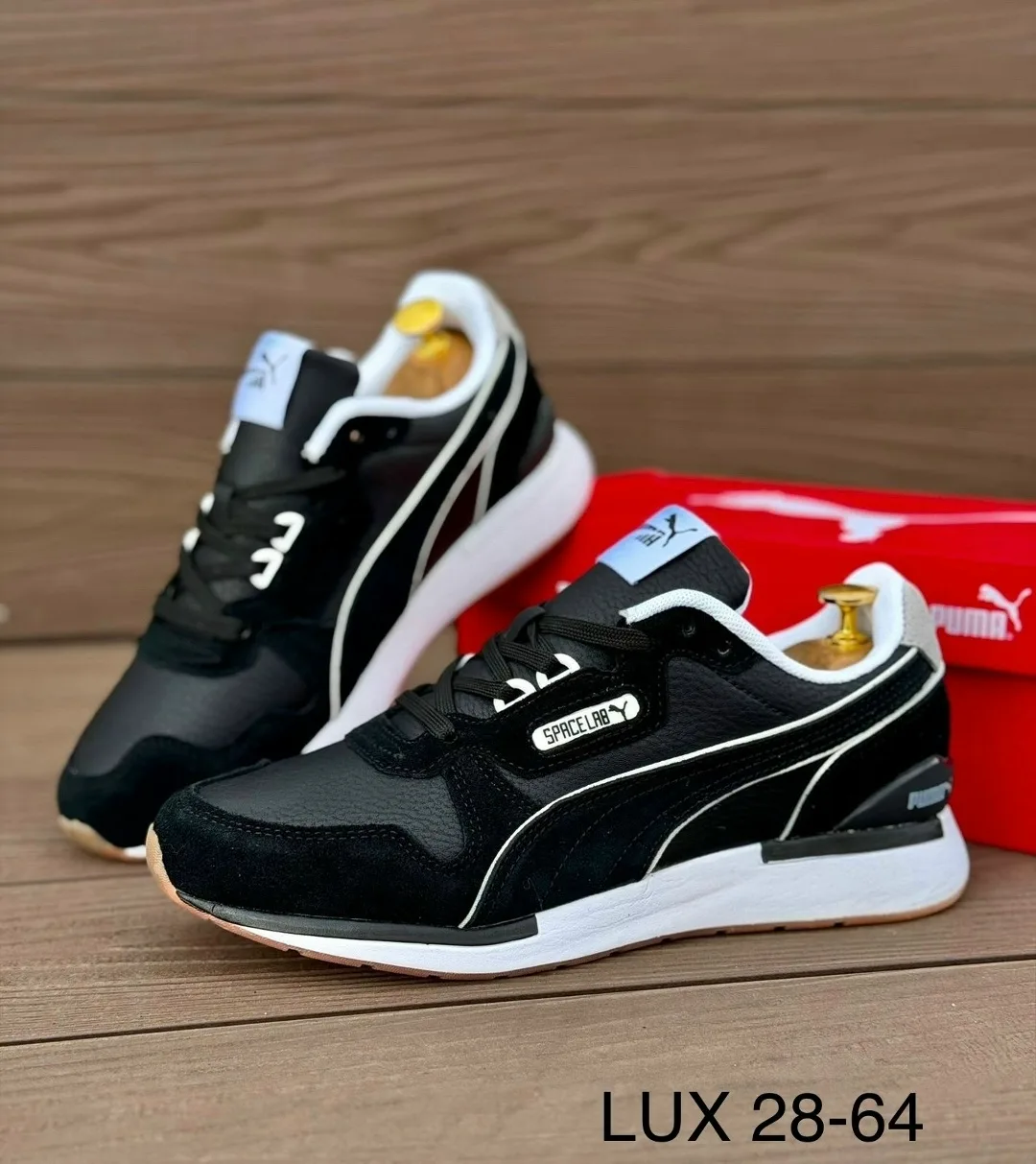 Кеды PUMA мужские из натуральной замши и кожи — фото 2