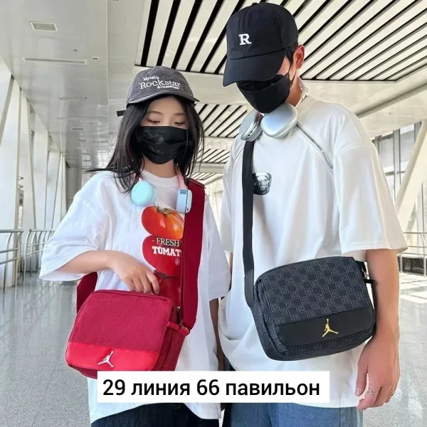 Сумка на пояс из ткани — фото 15