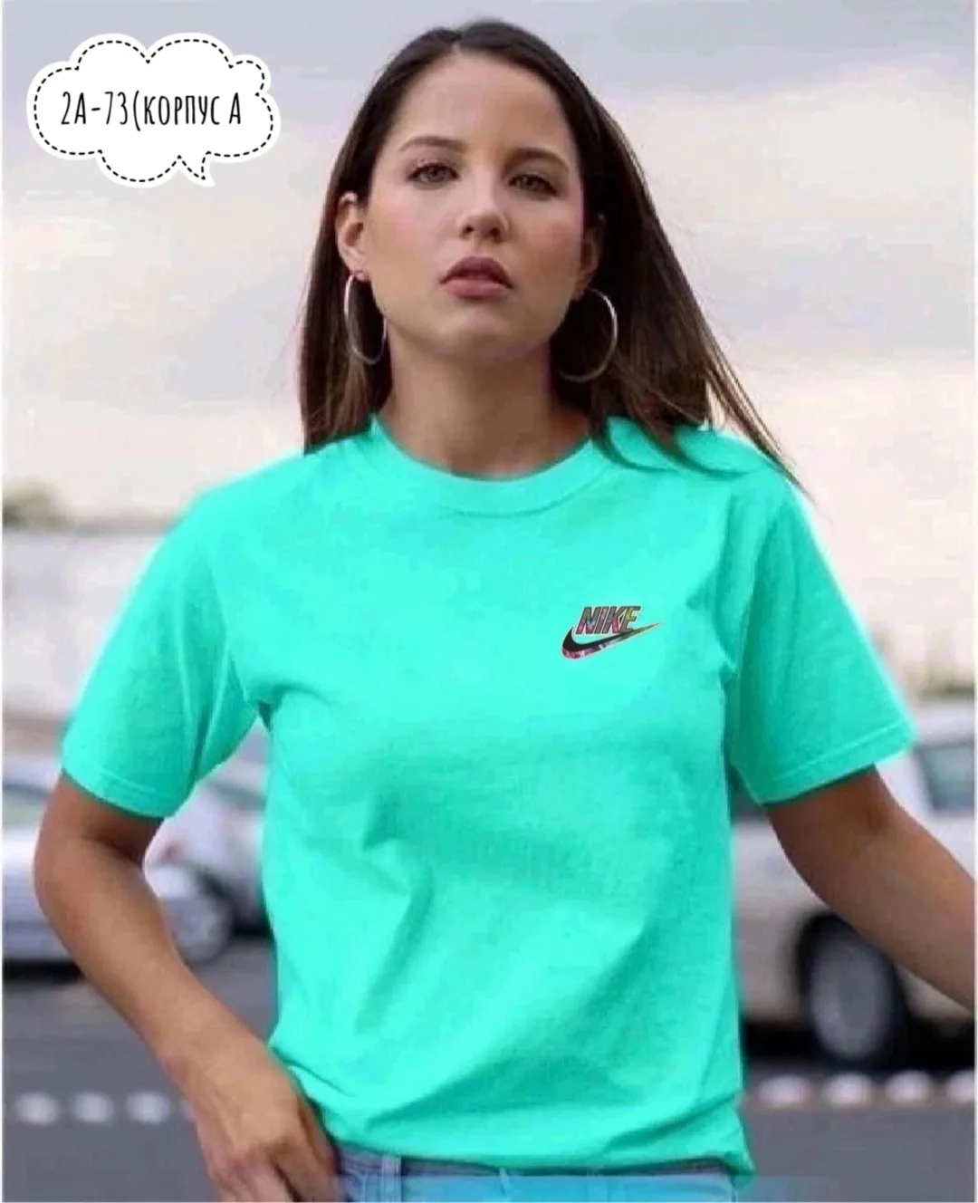 Женская футболка из 100 хлопка — фото 7