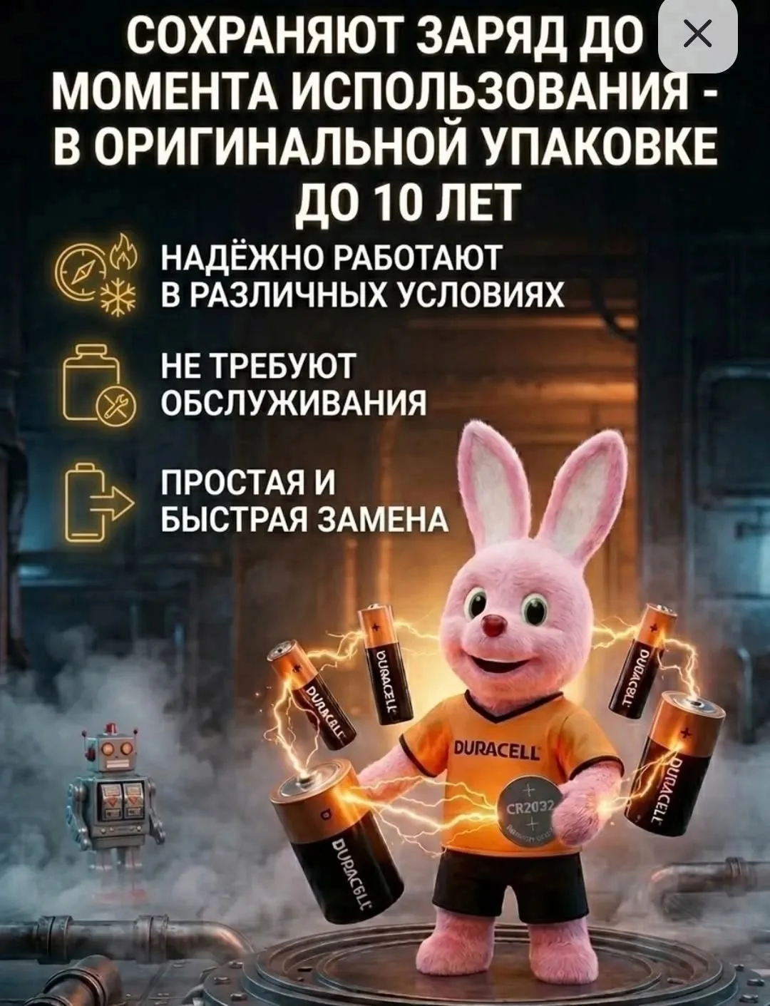Рюкзак Duracell Basic 1 упаковка 12 штук — фото 3