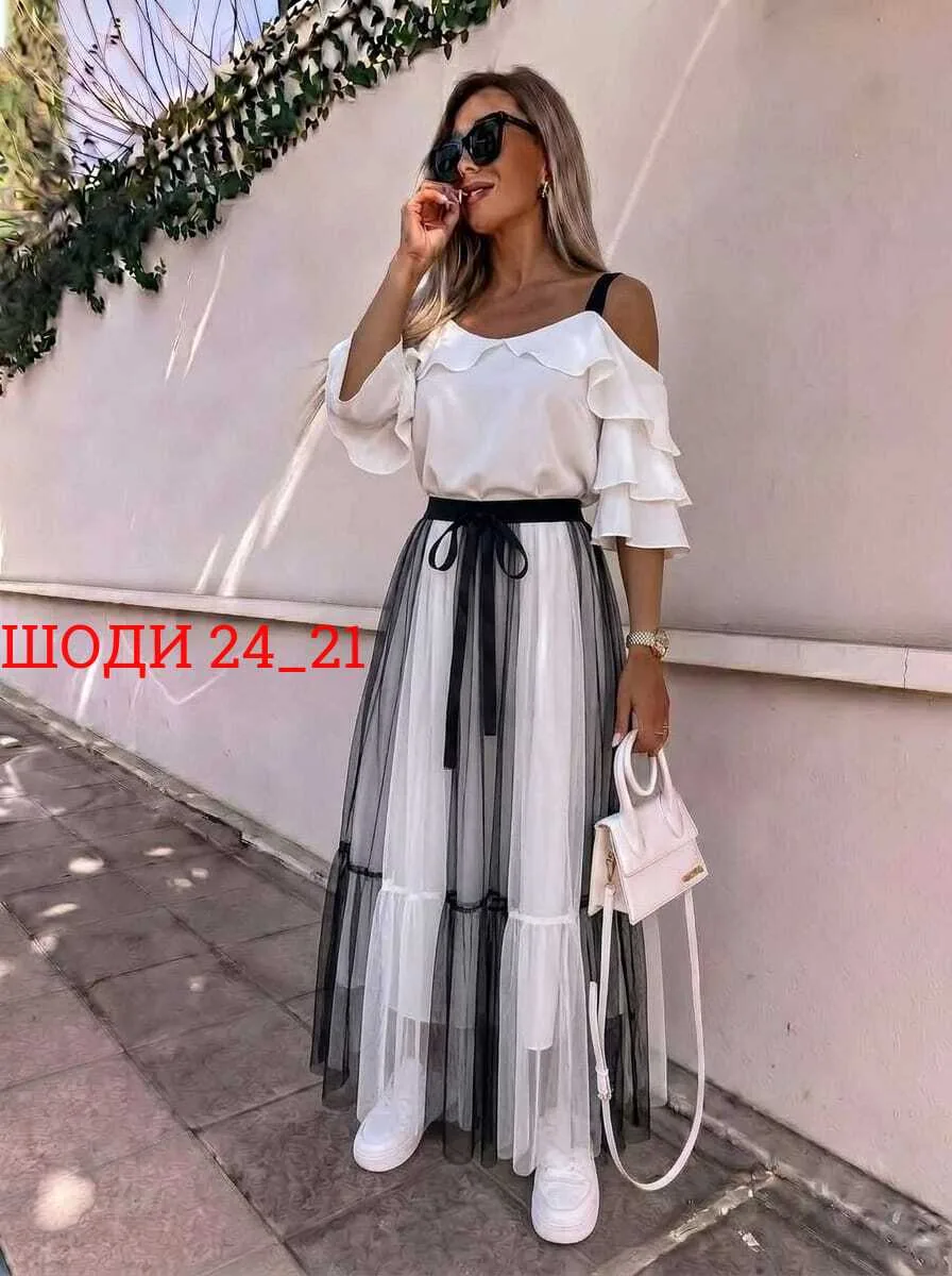 Юбка, сетка — фото 2
