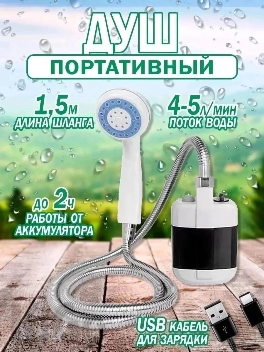 Сумка Portable Outdoor Shower — фото 5