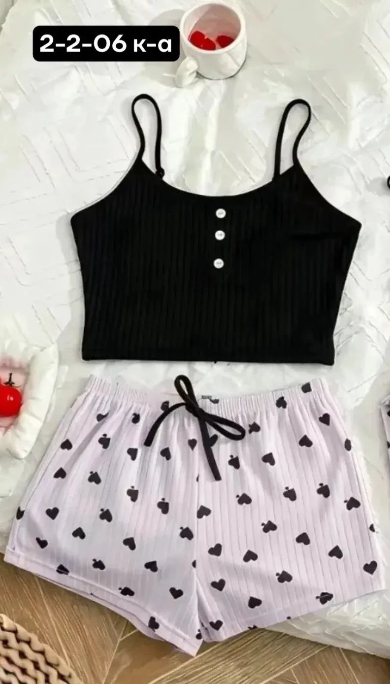 Пижамы очень хорошого качества, приятные к телу шорты чуть-чуть грязный — фото 2
