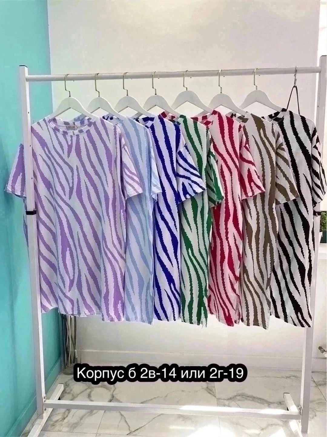 Платье Туника, хлопок — фото 9