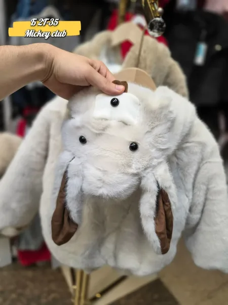 Детская плюшевая куртка с ушками тепло, уют и море милоты — фото 2