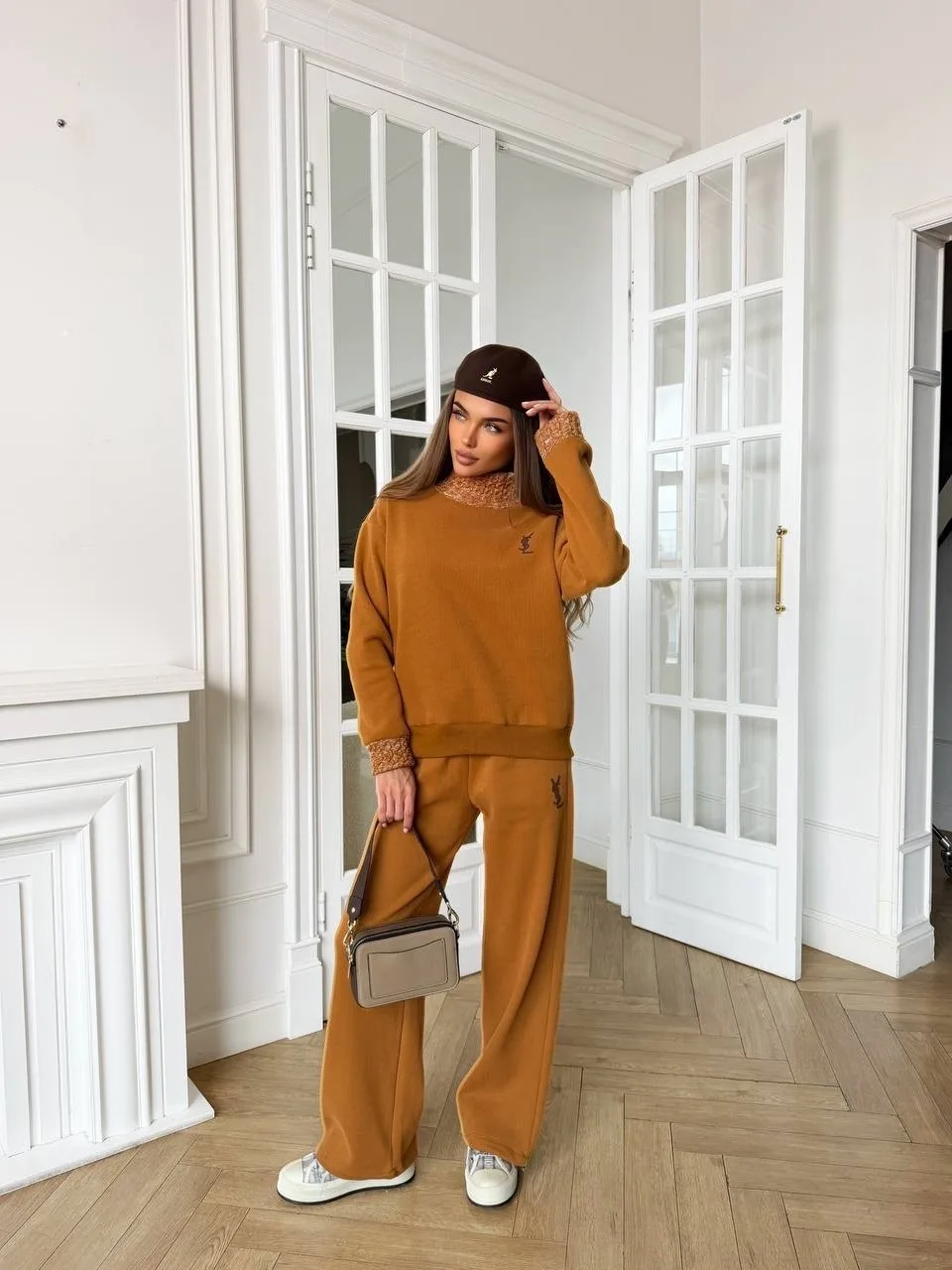 Костюм-тройка Yves Saint Laurent, хлопок на флисе — фото 7