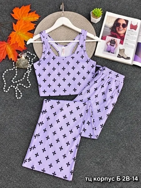 Пижама из ткани лапша — фото 1