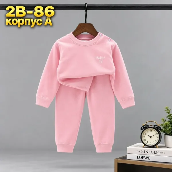 Пижама из флиса и хлопка — фото 21