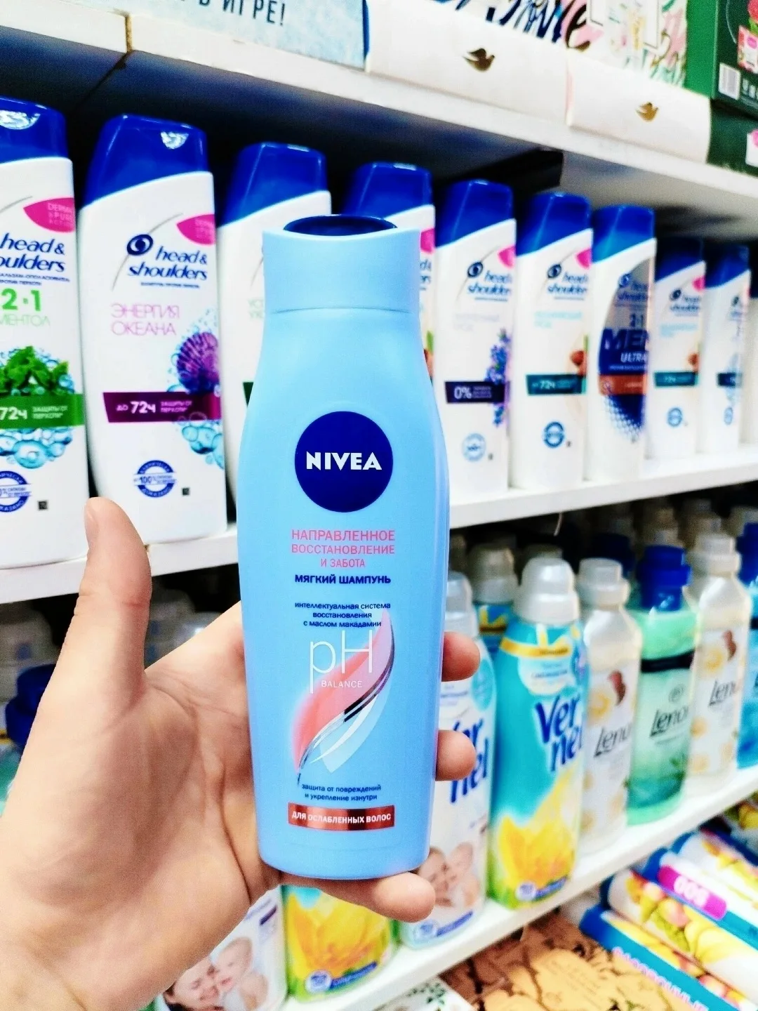 Nivea Забота Мягкий шампунь для волос с экстрактом бамбука — фото 5