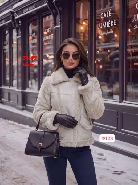 Одна из самых популярных дубленка года, кожа — фото 2