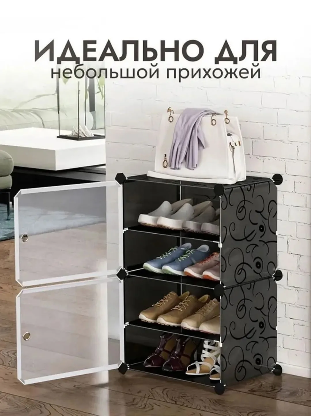 Тапки, лён Чёрный — фото 3