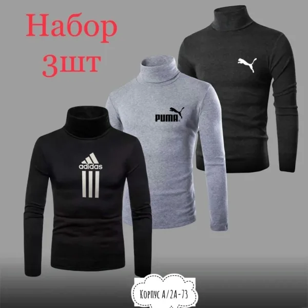Водолазка из натурального хлопка — фото 6