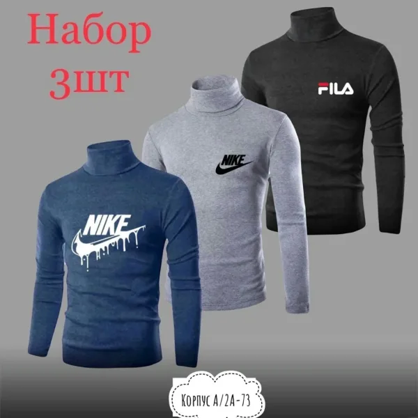 Водолазка из натурального хлопка — фото 7