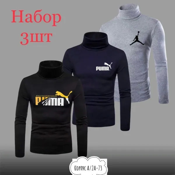 Водолазка из натурального хлопка — фото 8
