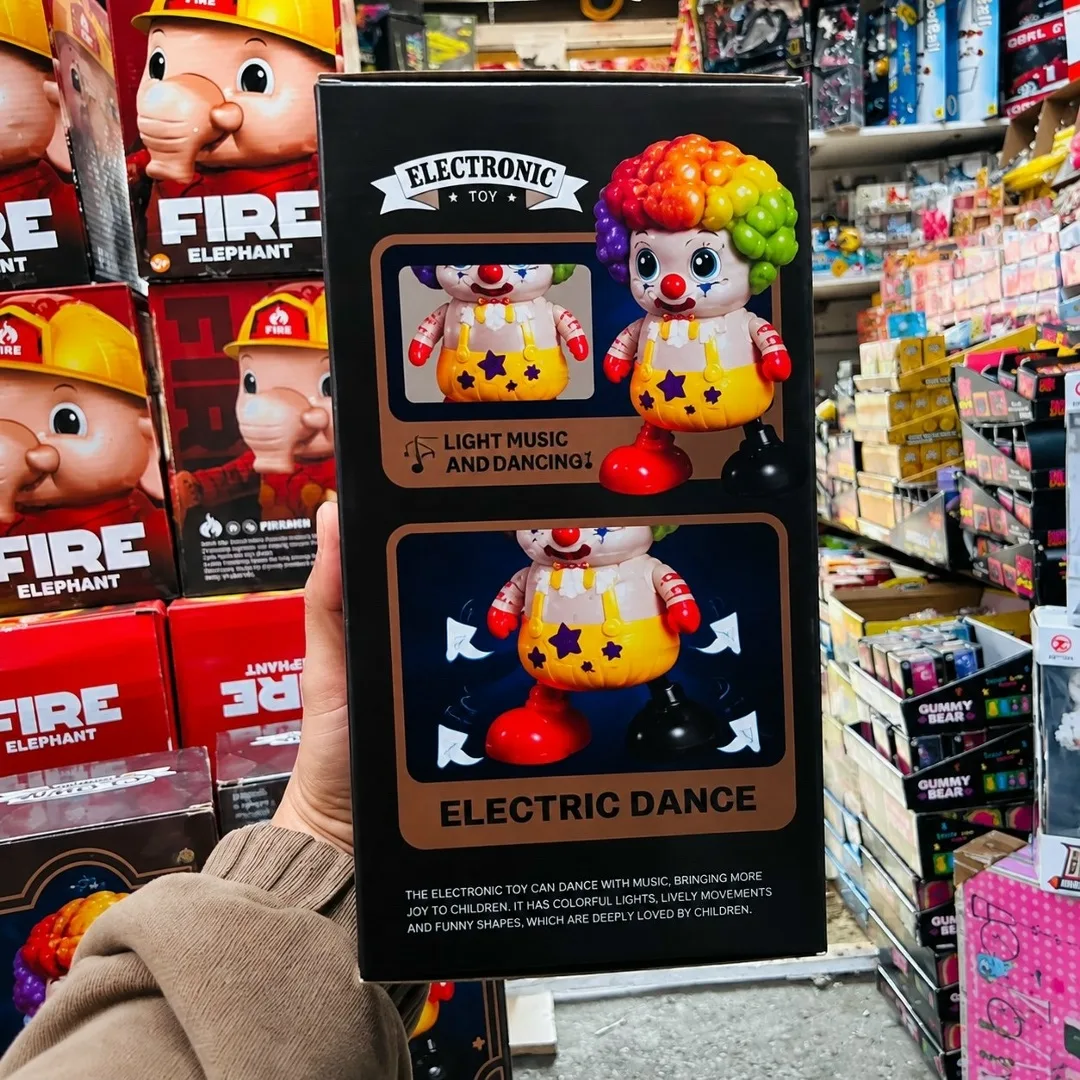 Игрушка танцующий клоун с светом и звуком — фото 4