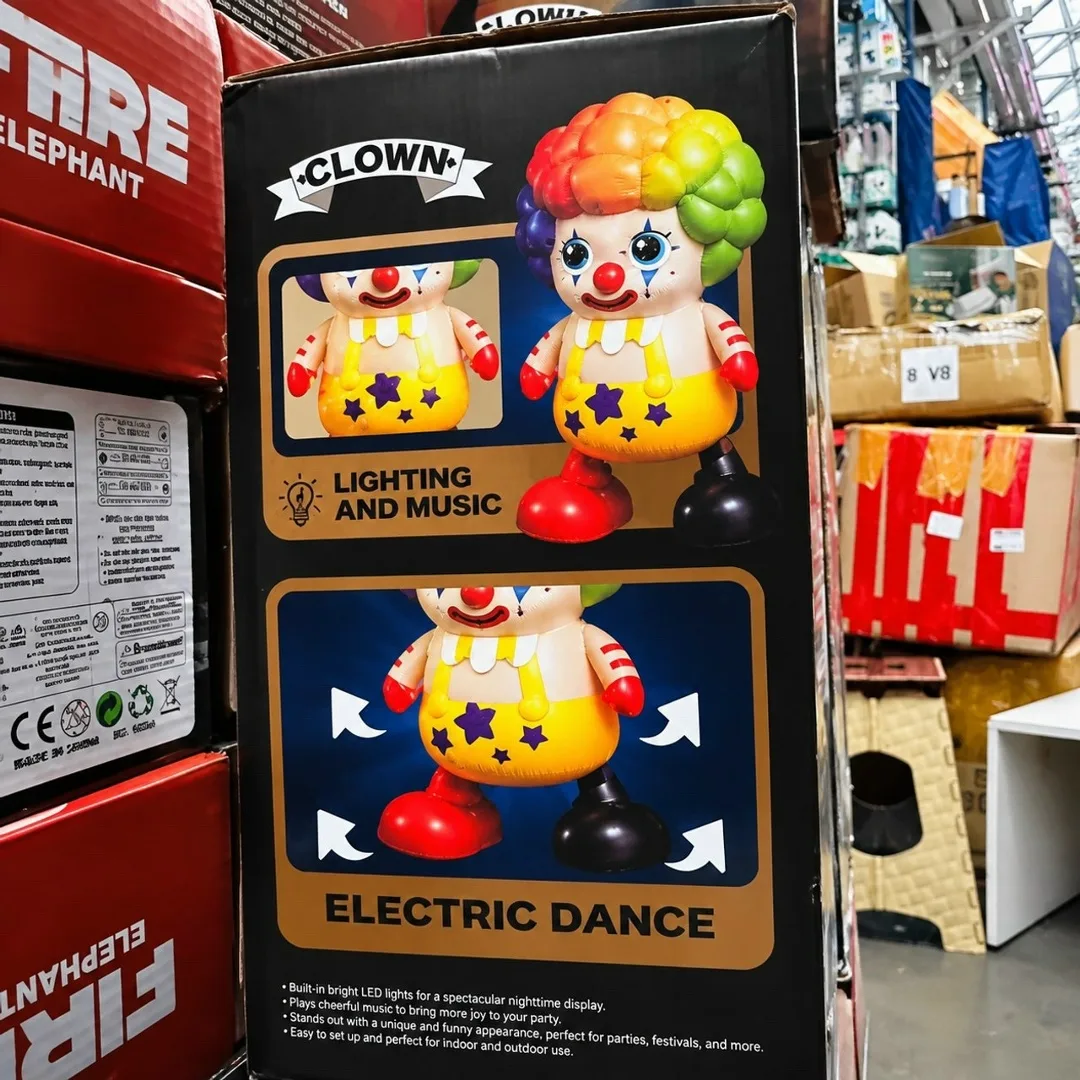 Игрушка танцующий клоун с светом и звуком — фото 5