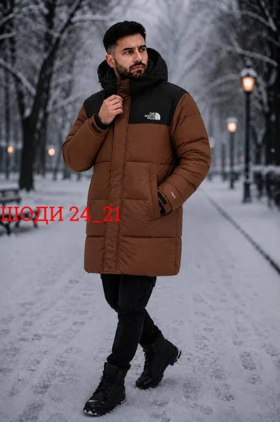 Мужская зимняя куртка с утеплителем холлофайбер — фото 3