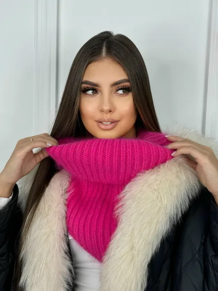 Капор манишке шапки ангора — фото 39