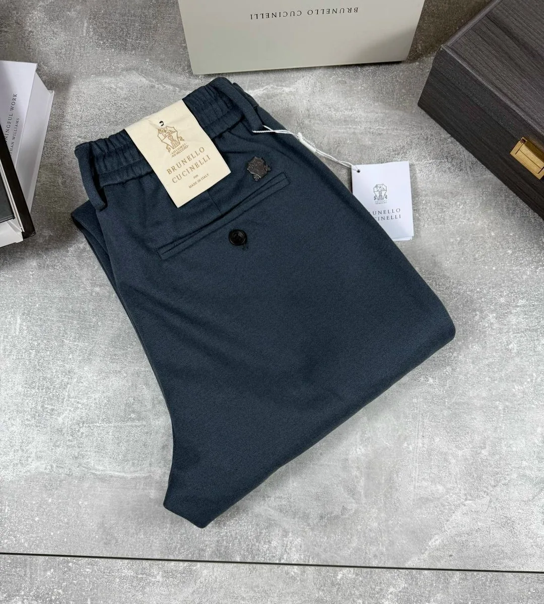 Brunello Cucinelli брюки кашемир — фото 6