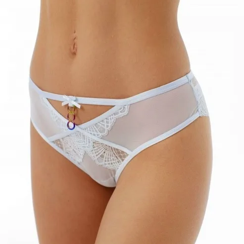 Трусы-бразилиана Coquette Revue Provence из кружева и сетки — фото 1
