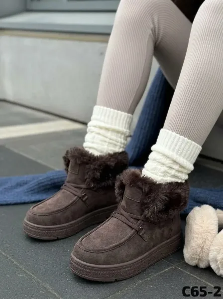 Угги зимние на платформе — фото 21