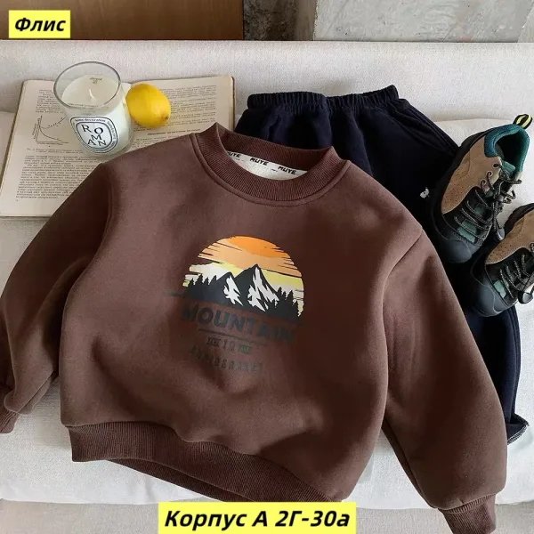 Кофта из флиса и хлопка — фото 4