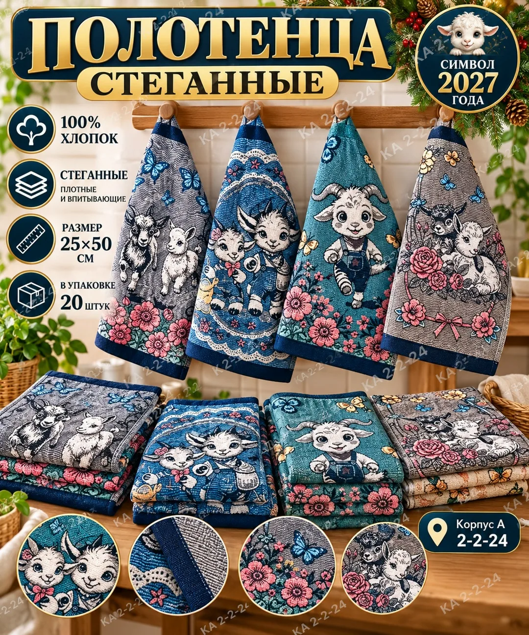 Полотенце хлопок